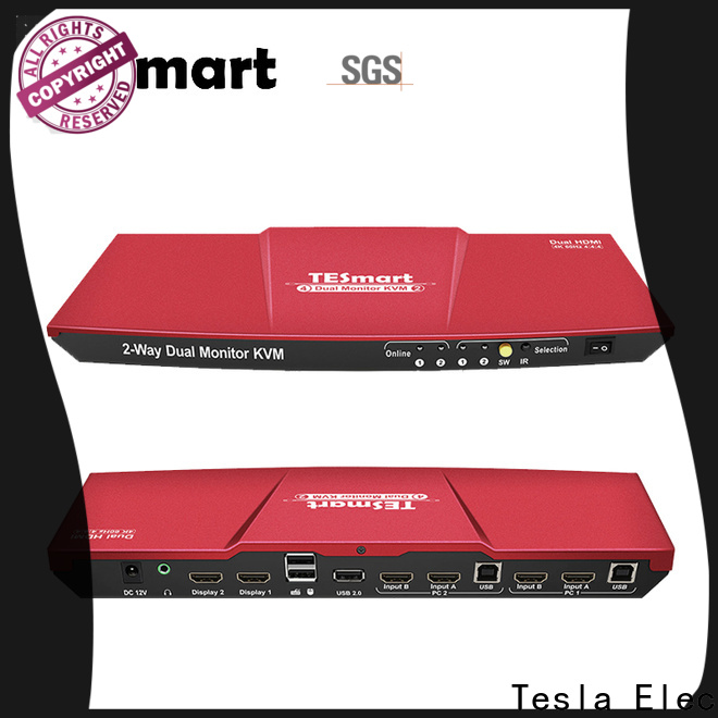 Tesla Elec latest kvm switch 2 port manufacturer for checkout counter