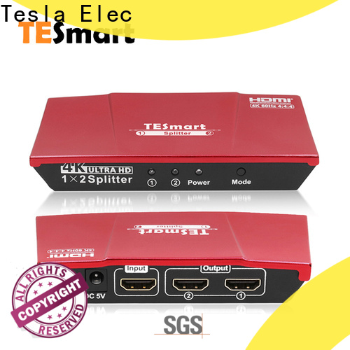 Tesla Elec hdmi splitter for dual monitors supplier for DVD player