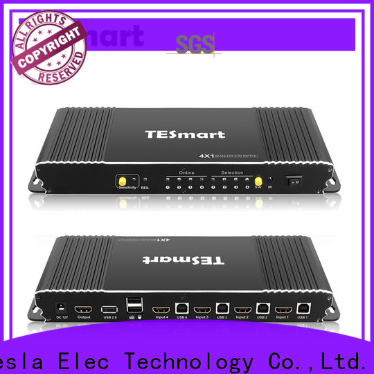 Tesla Elec latest multi-view kvm switch with good price for checkout counter