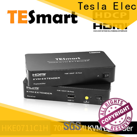 Tesla Elec custom hdmi usb kvm extender factory price for conference room