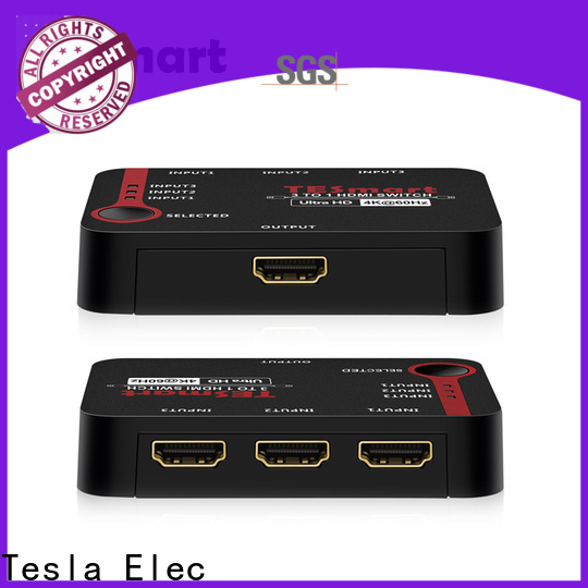 Tesla Elec 3 port hdmi switch manufacturer for media player