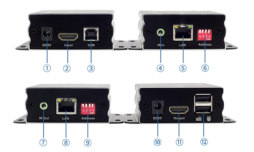 Tesla Elec latest hdmi usb kvm extender supplier for display devices-1