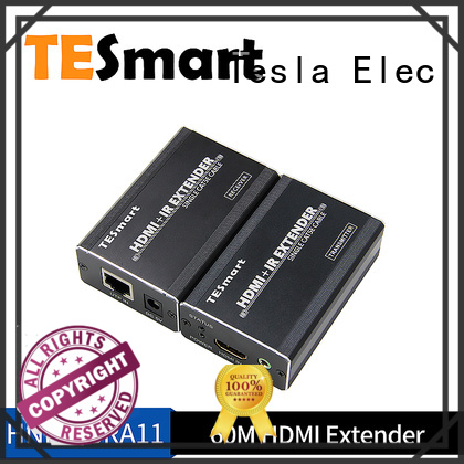 Tesla Elec audio out 4k kvm extender supplier for conference room