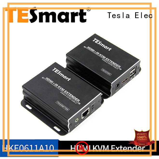 Tesla Elec compatible kvm extender hdmi with good price for TV