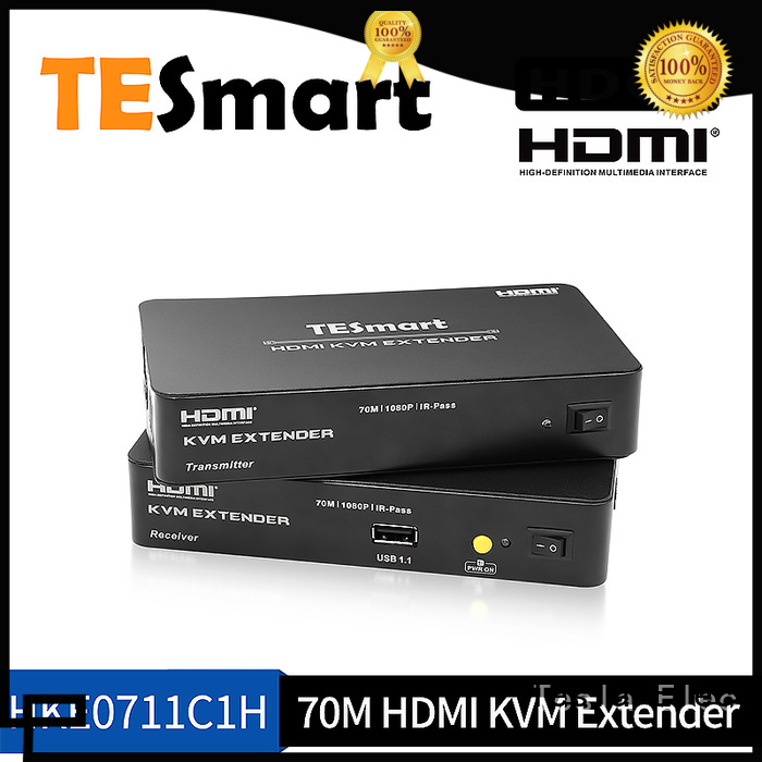 remote optic kvm extender dvi Tesla Elec manufacture