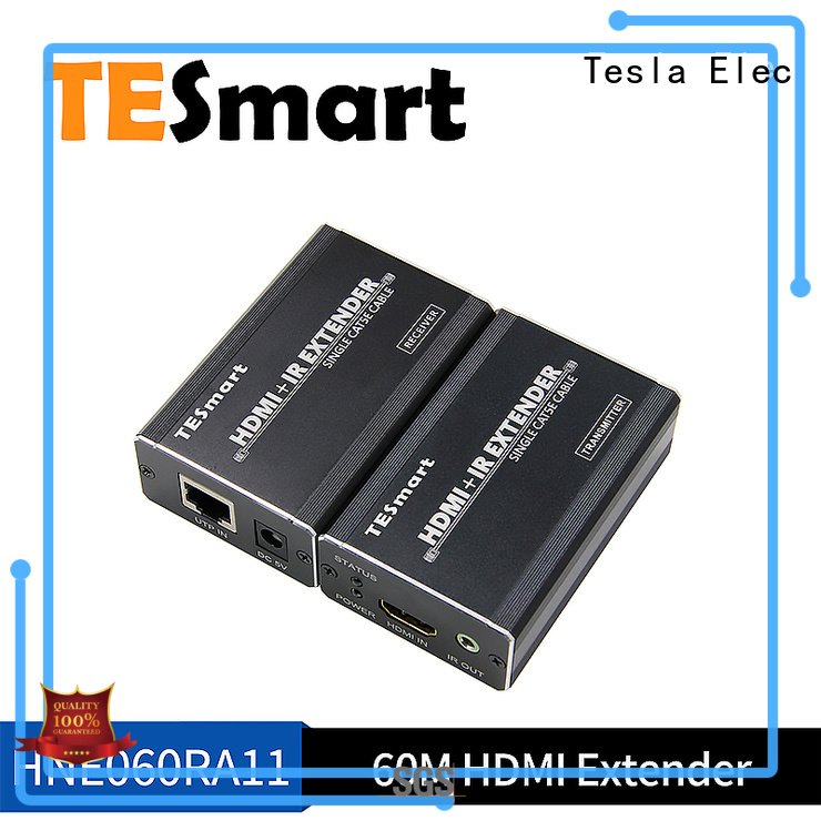 Tesla Elec hdmi usb kvm extender directly sale for conference room