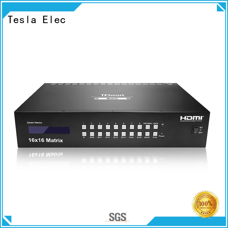 Tesla Elec support 1080p 4k hdmi matrix switcher 8x8 customized for video