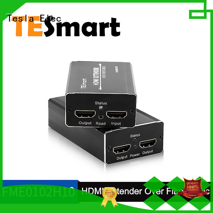 Tesla Elec fiber optic to hdmi converter supplier for media palyer