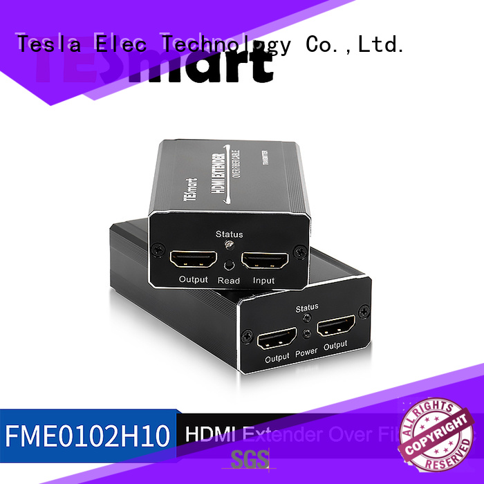 Tesla Elec stable hdmi extender over fiber wholesale for 4K TV